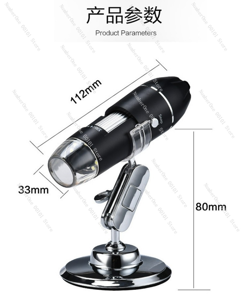 Usb Microscope Digital - Mikroskop digital 1600X definisi tinggi kaca