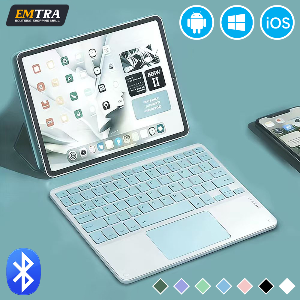Wireless Keyboard Mini - Keyboard Bluetooth Universal EMTRA untuk iPad