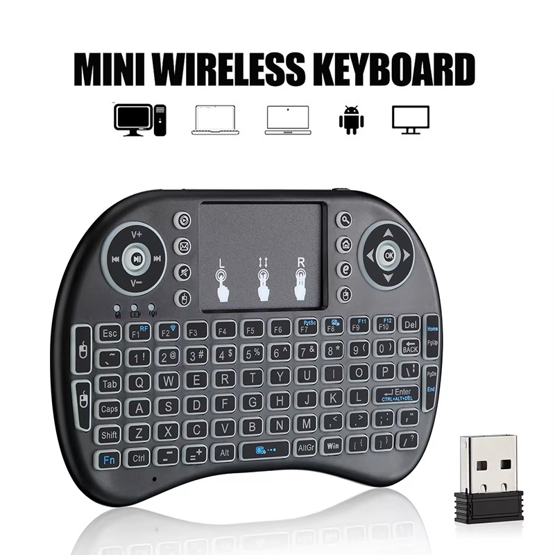 Wireless Keyboard Mini - Keyboard Nirkabel Mini 2.4G Tanpa Lampu