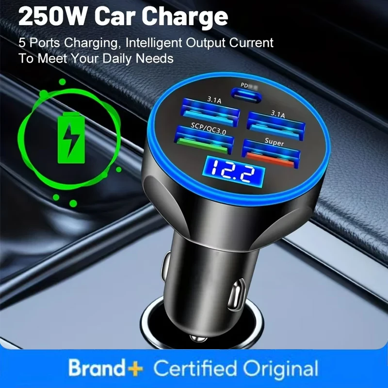 Election Electronics & Gadgets Store Woocommerce Theme - Pengisi Daya Mobil Super Cepat 250W