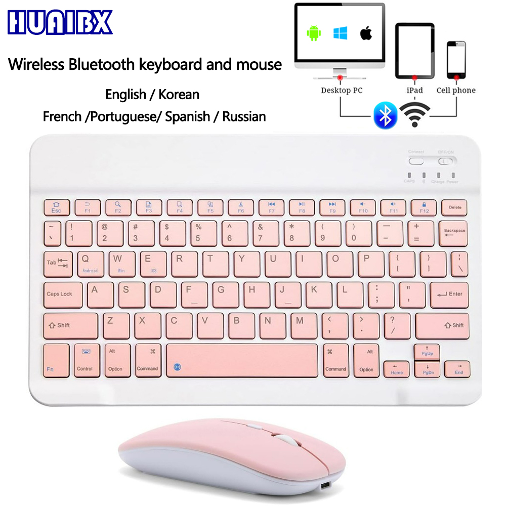 Wireless Keyboard Mini - Keyboard Mini Bluetooth Nirkabel 10 inci