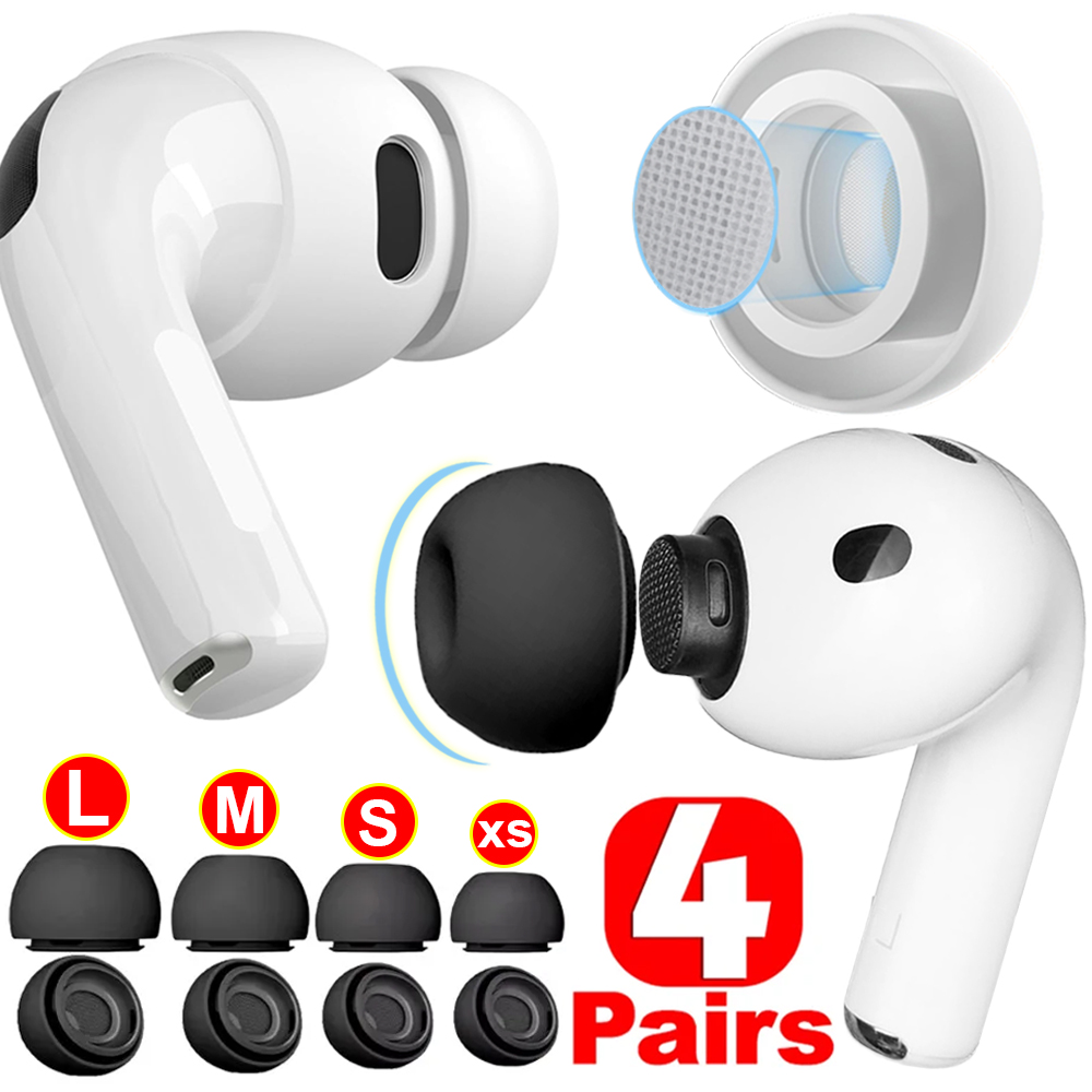 Portable Wifi Hotspot - 4/1 Pasang Penutup Earbud Pelindung Ujung