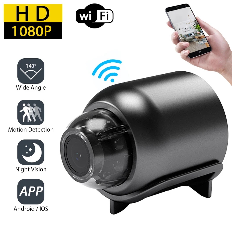 Compact Camera Mirrorless - Kamera Mini HD 1080P WiFi Nirkabel