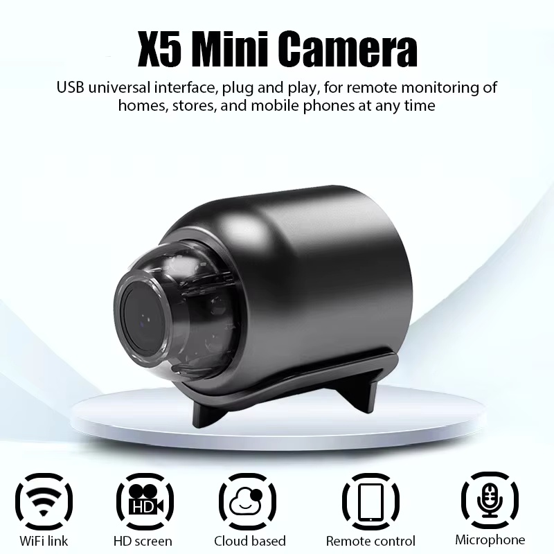 Compact Camera Mirrorless - Kamera Mini X5 1080P Baru, Visi