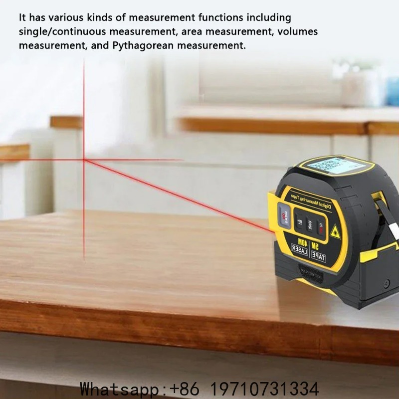 Laser Distance Measure - Pengukur Jarak Laser Digital 3in1 40M/60M