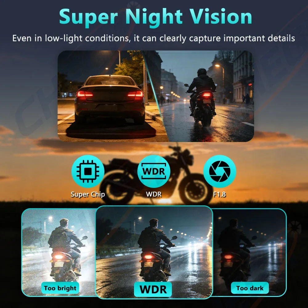 DVR Sepeda Motor 2K HD WiFi de - Compact Camera Mirrorless ulasan dan harga
