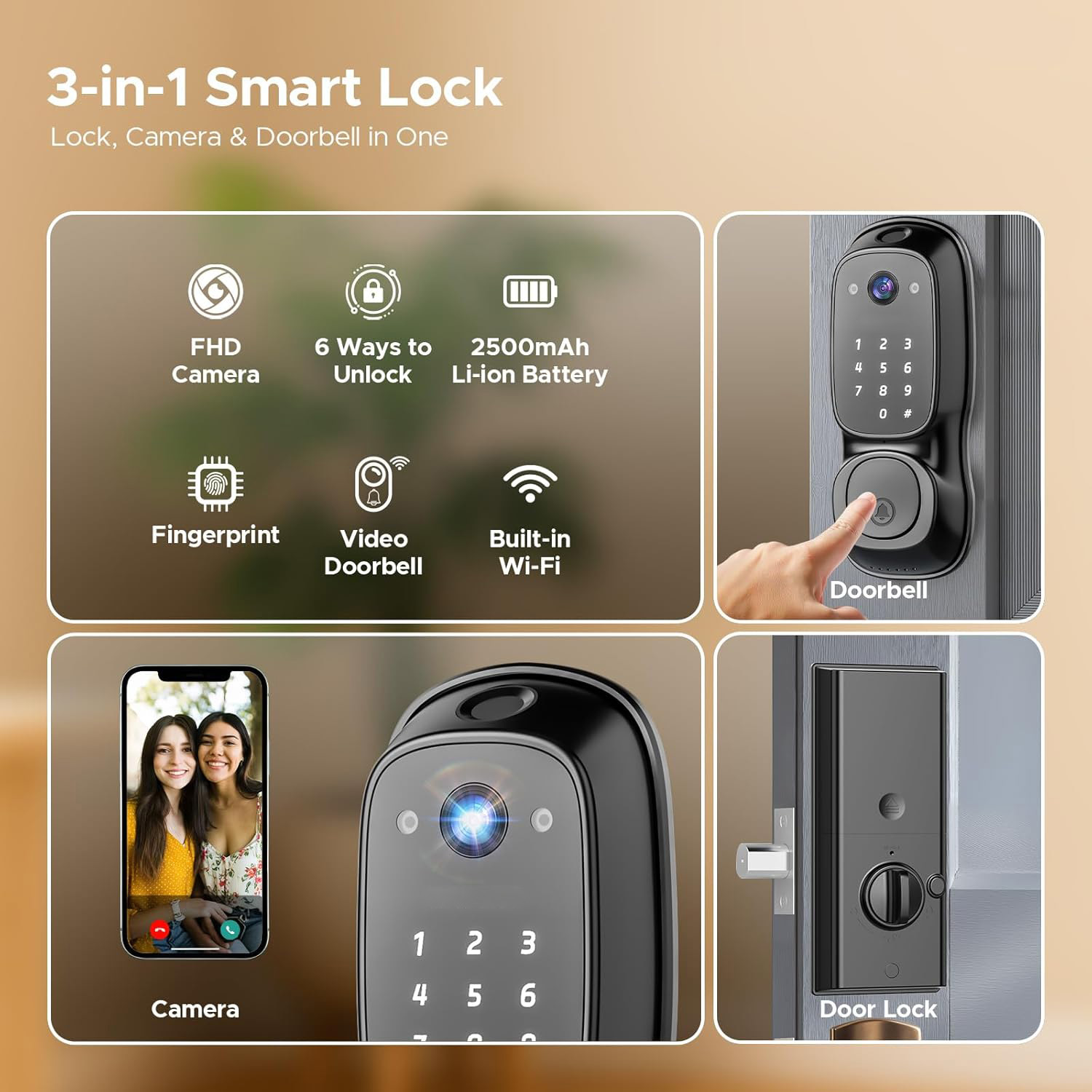 Kunci Pintu Pintar Wifi Tuya ‎ - Electronics & Gadgets Starting With D ulasan dan harga