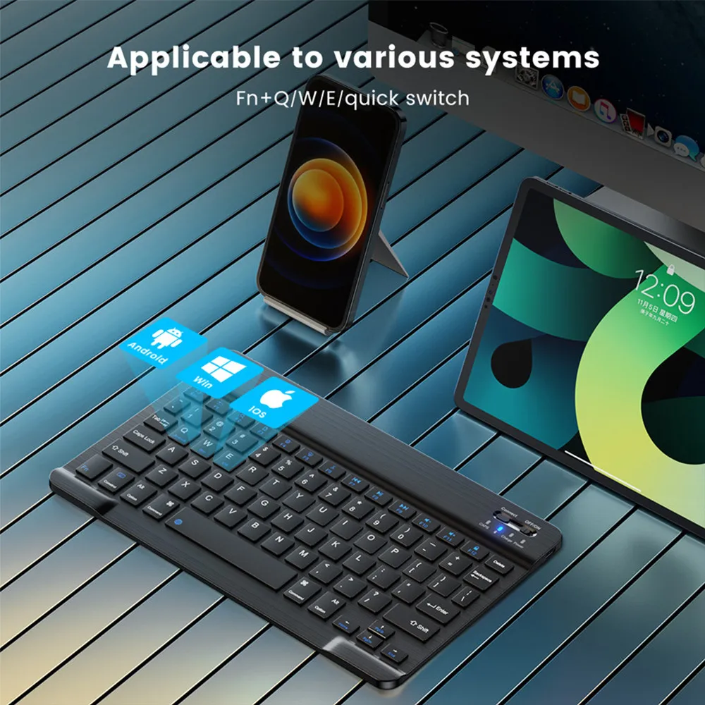 Keyboard Mouse Nirkabel Blueto - Wireless Keyboard Mini ulasan dan harga