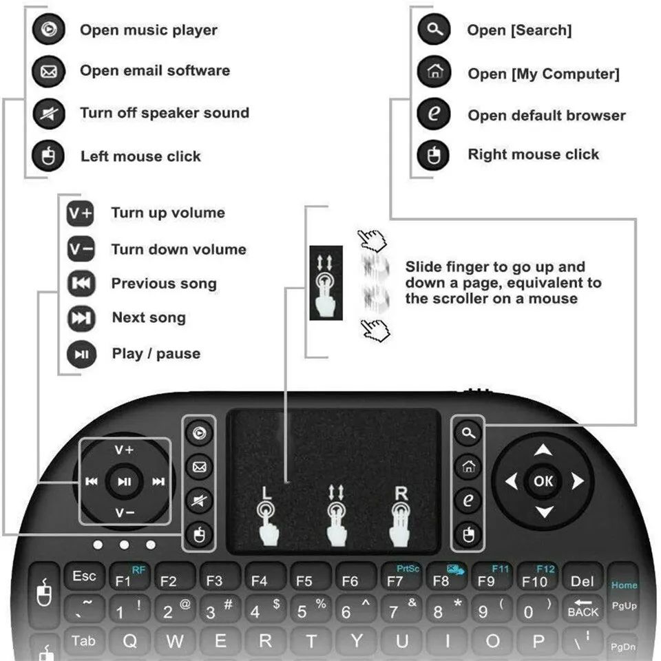 Keyboard Bluetooth Mini Bahasa - Wireless Keyboard Mini ulasan dan harga