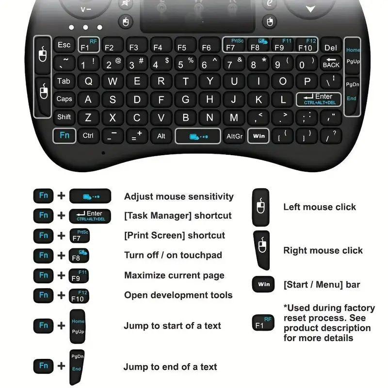 Keyboard Bluetooth Mini Bahasa - Wireless Keyboard Mini ulasan dan harga