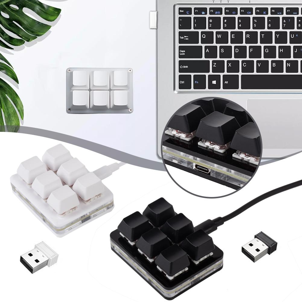 Keyboard Mini 6 Tombol Bluetoo - Wireless Keyboard Mini ulasan dan harga