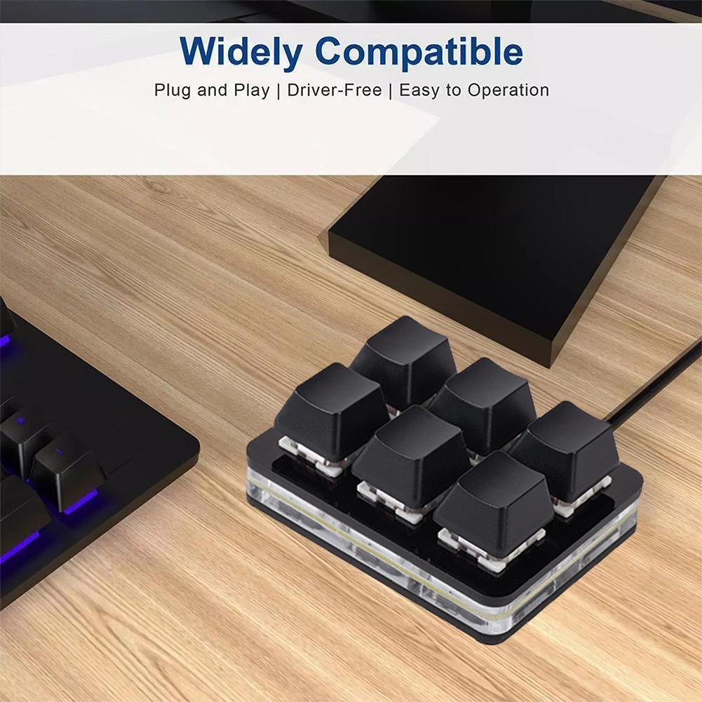 Keyboard Mini 6 Tombol Bluetoo - Wireless Keyboard Mini ulasan dan harga