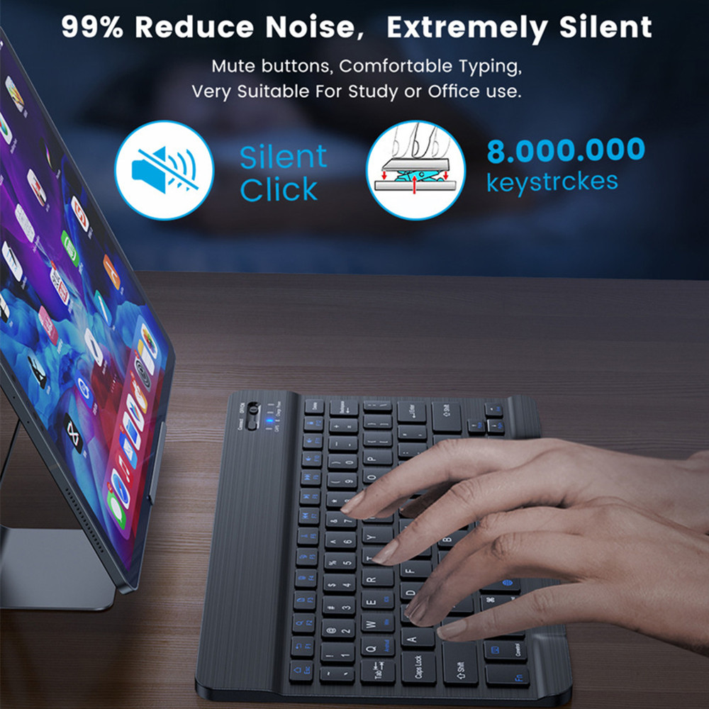 Keyboard Mini Bluetooth Nirkab - Wireless Keyboard Mini ulasan dan harga