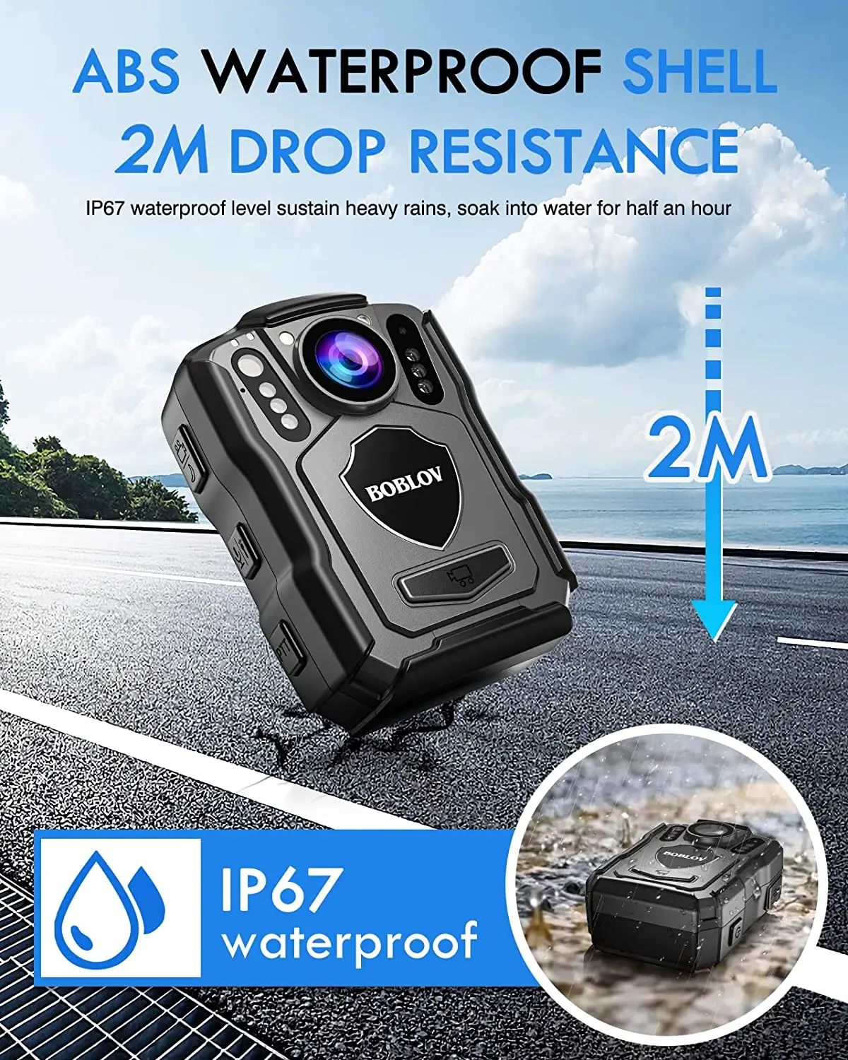 Kamera Badan Polisi BOBLOV M5  - Compact Camera Mirrorless ulasan dan harga
