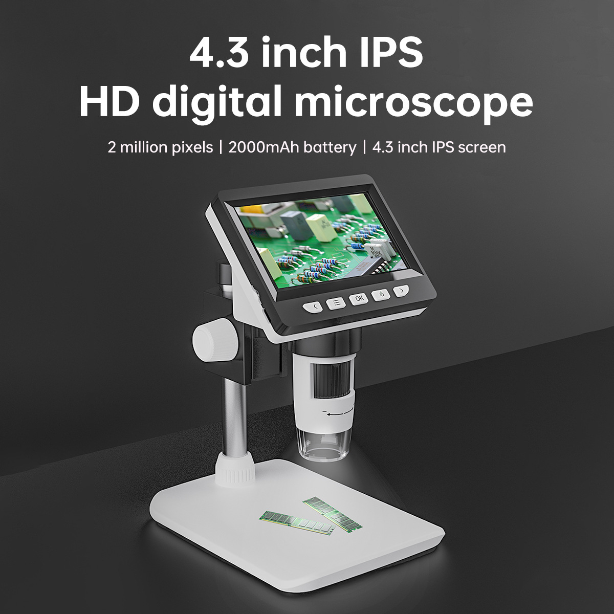 Mikroskop Digital portabel 4.3 - Usb Microscope Digital ulasan dan harga