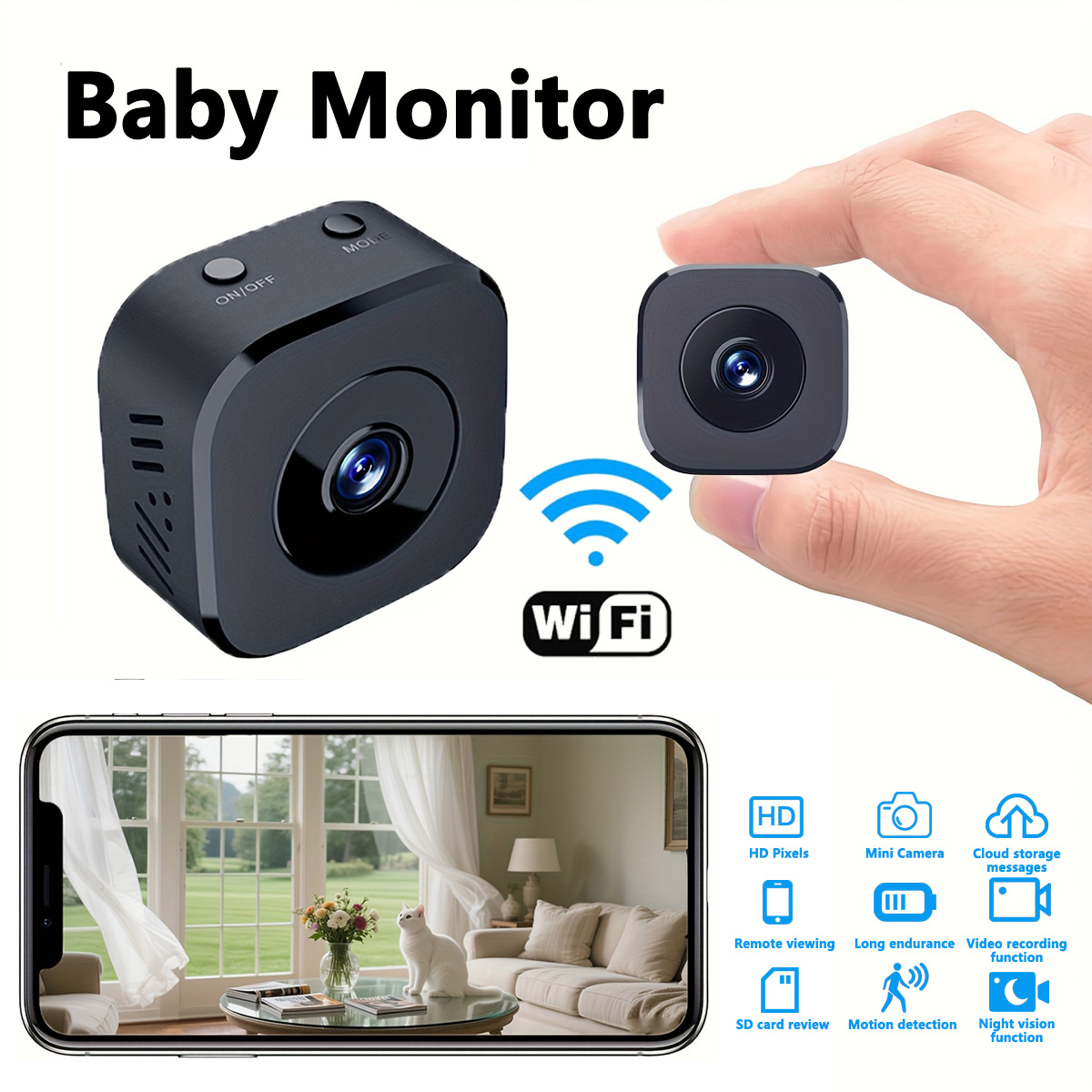 Kamera WiFi Mini HD 1080P Peng - Compact Camera Mirrorless ulasan dan harga