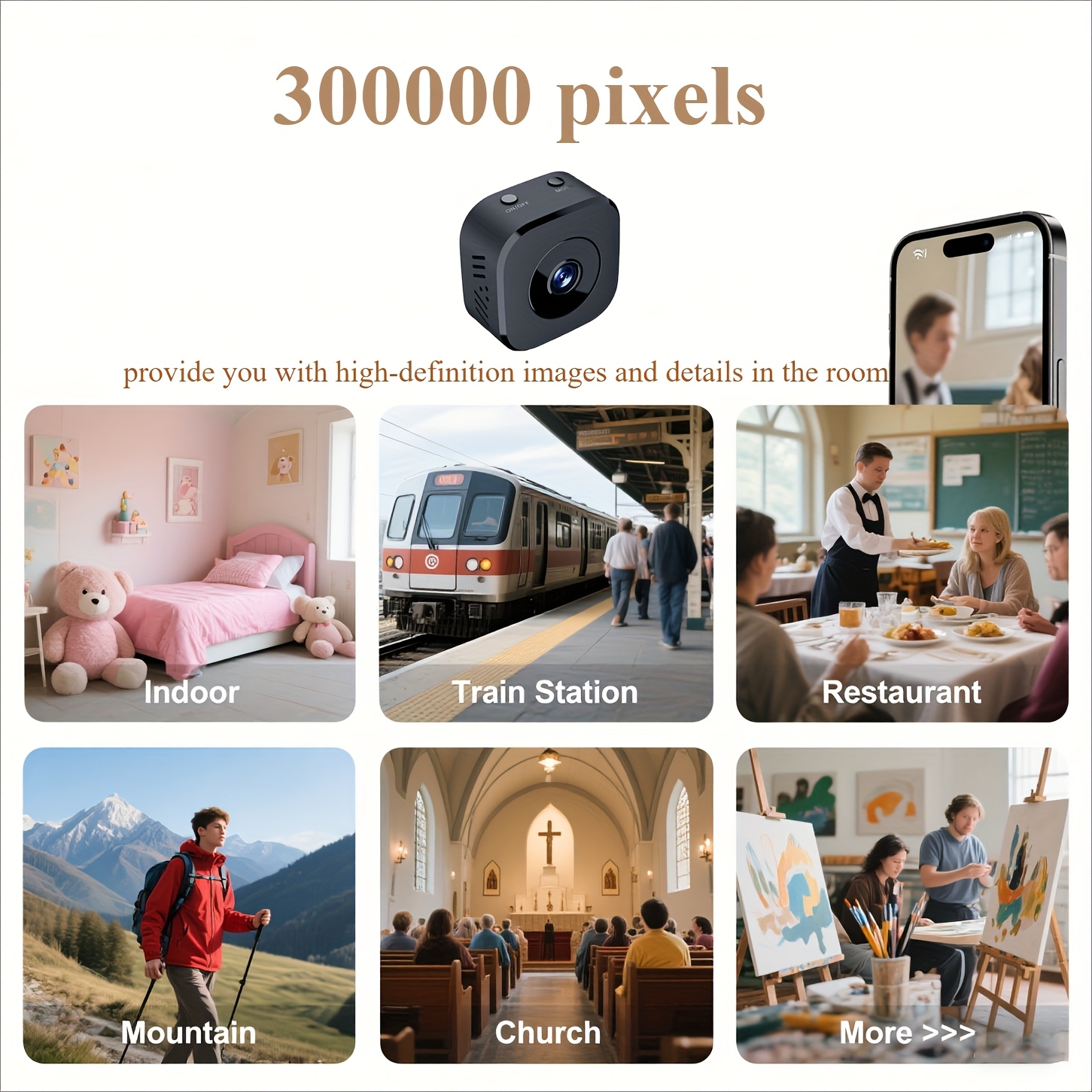 Kamera WiFi Mini HD 1080P Peng - Compact Camera Mirrorless ulasan dan harga