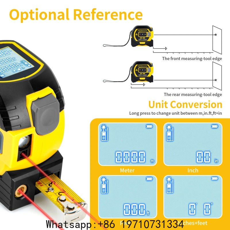 Pengukur Jarak Laser Digital 3 - Laser Distance Measure ulasan dan harga